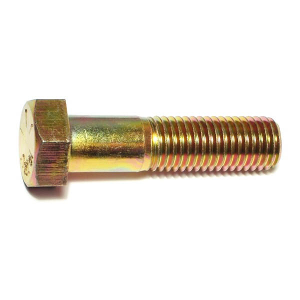 Midwest Fastener Grade 8, 3/4"-10 Hex Head Cap Screw, Zinc Yellow Steel, 3 in L, 10 PK 00769